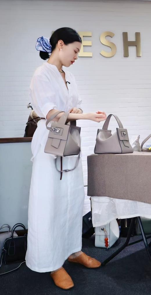 【土豆妈同款】法国雨露 进口全亚麻ROW风半身裙新款直筒裙子松紧腰亚麻中长半裙Sue.M 商品图1