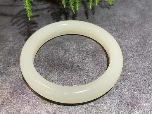 【御珠宫坊】羊脂白玉手镯54mm 商品图5