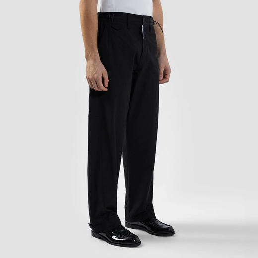 GCDS 男士字母徽标标签混纺棉质休闲裤 黑色 B1CM2906TM2 99 商品图1