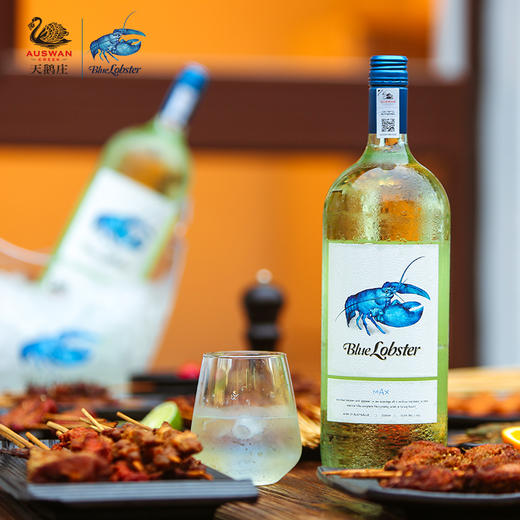 天鹅庄澳大利亚进口 蓝龙虾max霞多丽半干白葡萄酒1.5L大支装 商品图3