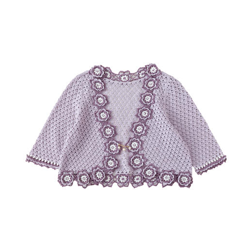 苏苏姐家妍钦小开衫手工DIY钩针纯棉蕾丝线毛线团自制材料包 商品图5