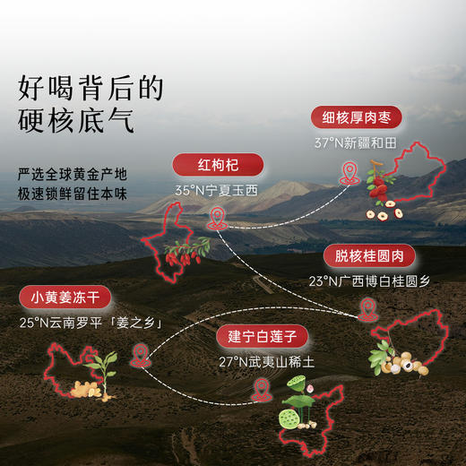 姜枣暖暖：祈和饮养破壁机姜枣暖暖料理包营养早餐去寒搭配五谷杂粮组合原料310g（10小包） 商品图2