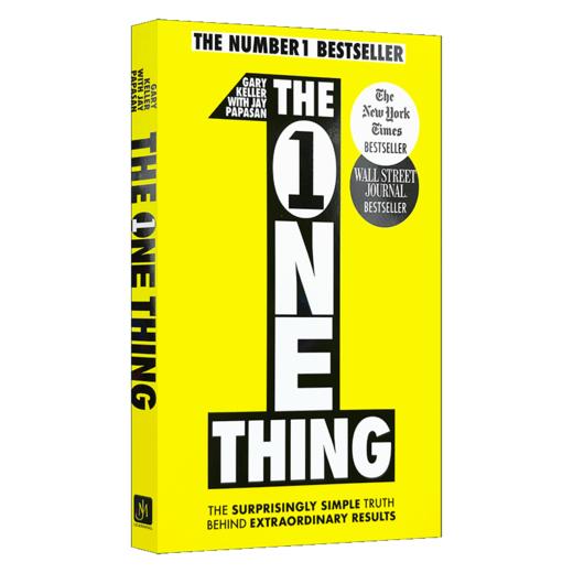 重要的事 只有一件 成功从聚焦一件事开始 英文原版 The One Thing 企业管理 加里凯勒 杰帕帕森 英文版进口原版英语书籍 商品图1