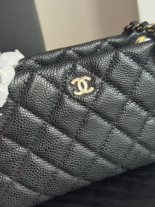 D061830黑金新款的牛皮荔枝小包单肩腋下斜挎包 商品图10