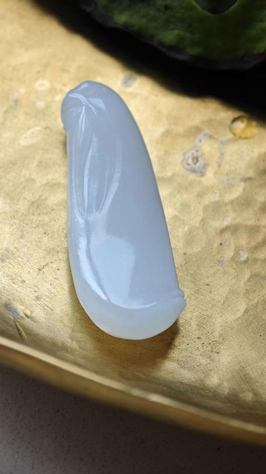 入夏·特刊【嘉石639】-- 白玉竹节吊坠、碧玉手串 商品图3