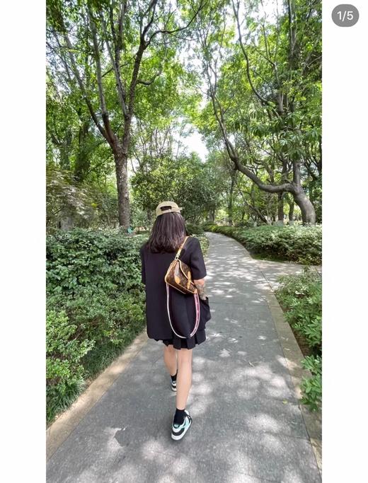 D061826新款法棍包老花腋下包单肩斜跨女包 商品图4