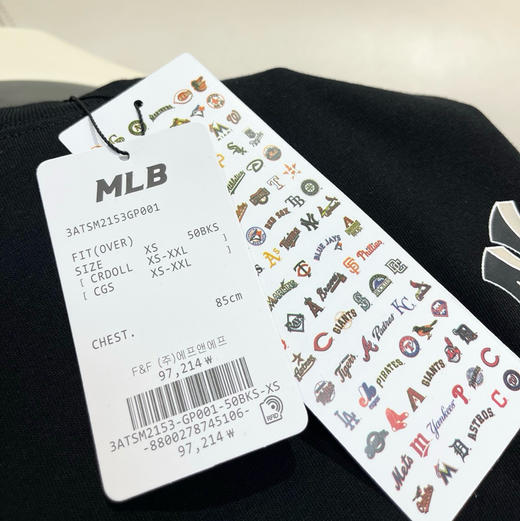 正品MLB男女款棉质短袖T恤061801 商品图10