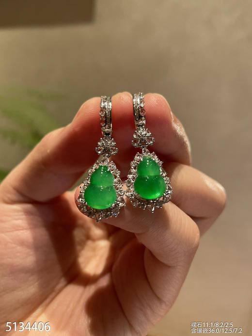 5134406，葫芦耳坠。具体价格微信咨询 商品图2