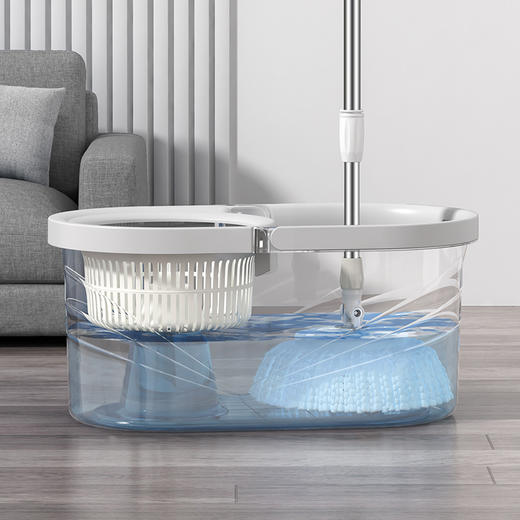 【甩水拖】美丽雅旋转拖把家用免手洗自动旋转甩水地拖懒人神器甩水拖把桶 商品图1