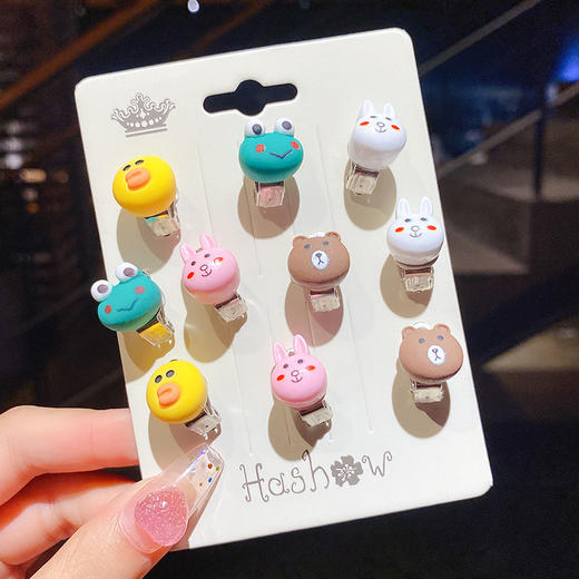 【可爱花朵设计，公主风耳夹！】儿童耳环耳夹 女宝宝无耳洞公主防痛耳坠耳饰 女童可爱花朵耳钉配饰-QQ 商品图13