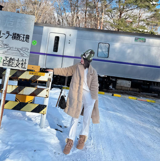 westory2023秋冬新款雪地靴女羊皮毛一体防滑厚底加厚保暖雪地靴W23DS83831 商品图7