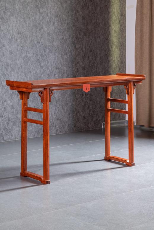 红桥红  家具严选  缅甸花梨（大果紫檀）  【129带脚托 云牙翘头案】 商品图1