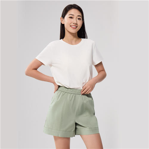 佐丹奴女装25年新款凉感橡筋裤头短裤（冰冰裤）05405232 商品图8