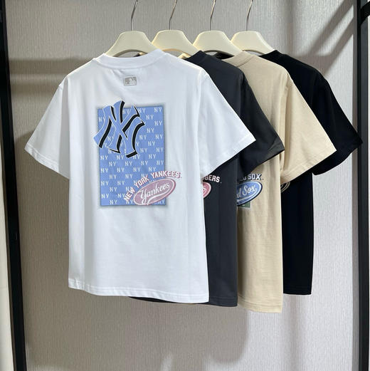 正品MLB男女款棉质短袖T恤061801 商品图2