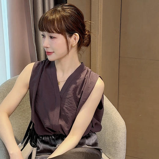 【预售7天】良木礼桑蚕丝背心（8671） 商品图3