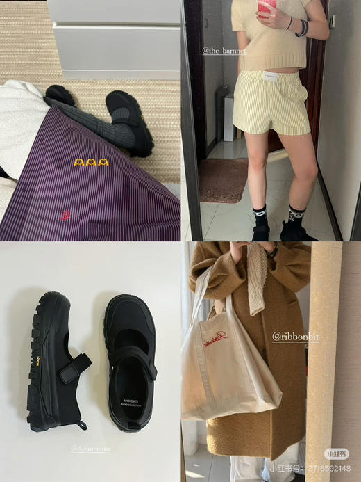 618-6 圆正小众 科技面料 vibram户外专用厚底 5cm跟高 甜酷实用玛丽珍 码准/号很足/我穿4码=37宽松 商品图4