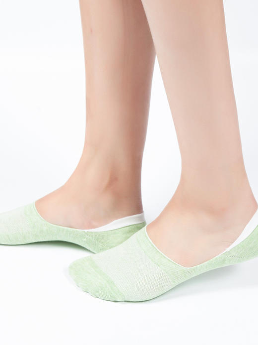 任选5双36.8元 足装秀女隐形袜夏季薄款棉袜浅口防滑吸汗女士船袜 商品图2