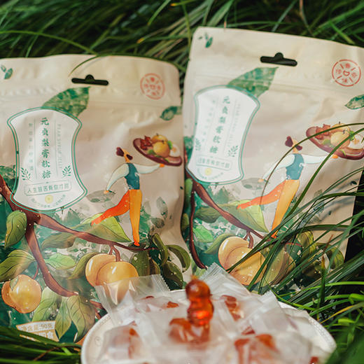 【元贞梨膏软糖】原料采用有机元贞梨熬制成梨膏 更多梨膏添加AA 商品图0