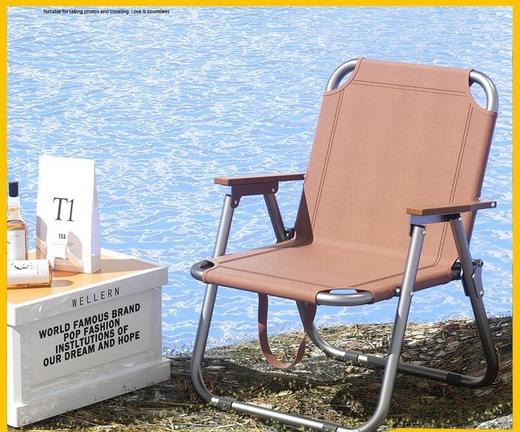 【户外折叠桌椅】折叠椅露营便携椅子 野餐沙滩超轻米特钓鱼沙滩椅  商品图2