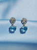 【喆】海蓝宝浪花耳钉 商品缩略图0