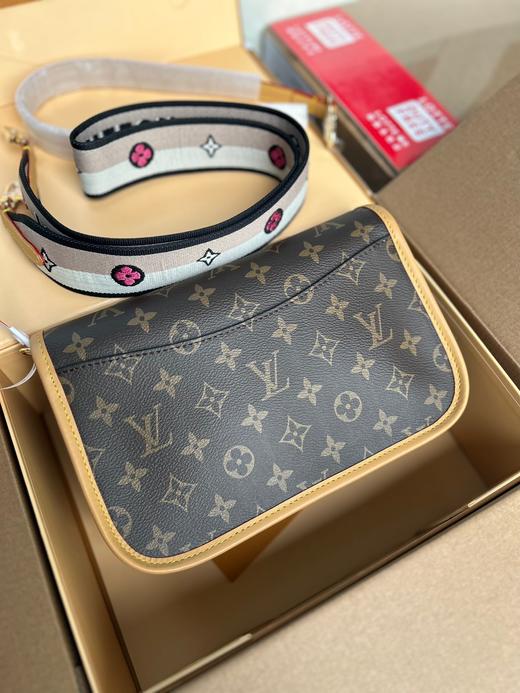 D061826新款法棍包老花腋下包单肩斜跨女包 商品图8