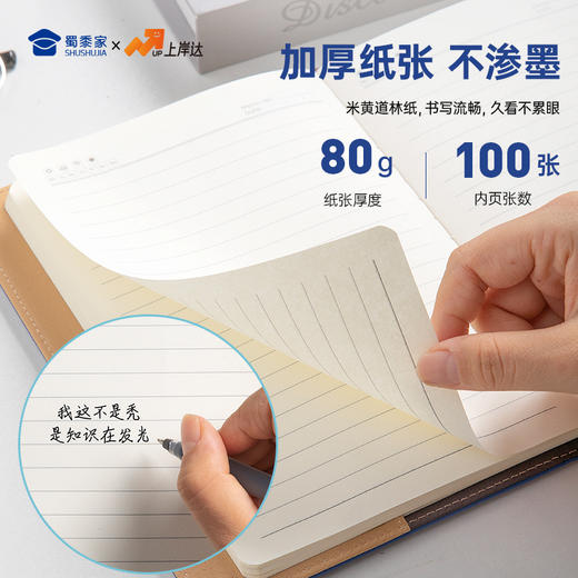 【因公致秃财会笔记本】PU材质记事本创意办公用日记本 商品图3