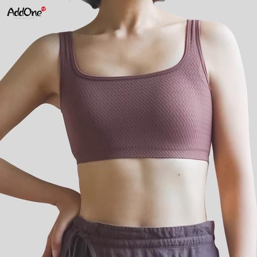 AddOne+1瑜伽休闲时尚波浪纹理背心（带胸垫） 商品图0