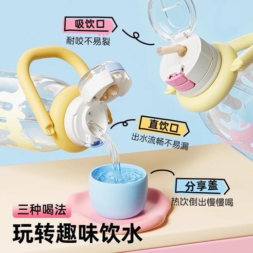 bablov吸管杯女生高颜值大容量水杯夏日耐高温外出便携新款杯子 商品图1