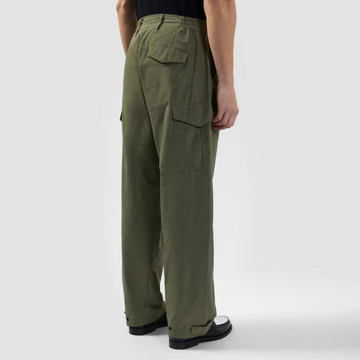 GCDS 男士字母徽标标签混纺棉质休闲裤 军绿色 B1CM2906TM2 88 商品图2