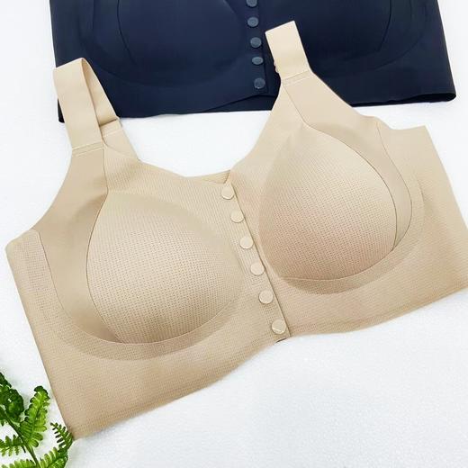 卡码拍小，一周内发货❤️【花粉专享  前开扣内衣】全包式罩杯 无钢圈，专为丰盈女性设计的呼吸感包容内衣，巨包容、透气孔防闷、侧提拉、前开扣内衣 商品图11