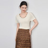 「高货wl」全新升级【铂金会员183/天猫249/差价66】(12958)洛诗琳重工串珠凉感针织T恤2025夏季通勤百搭短袖上衣女 商品缩略图0