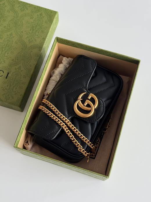 D061820时尚精典款双字母链条肩带可单肩斜挎包包女 商品图6