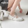 预售7天|Safiya/索菲娅2025芭蕾风休闲透气魔术贴浅口百搭玛丽珍单鞋SFD3111418 商品缩略图4