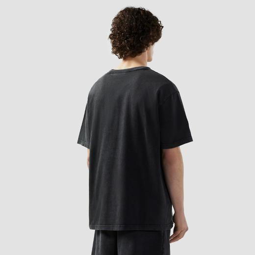 GCDS 男士字母徽标标签棉质圆领短袖T恤  深灰色 B1CM2320JH5 98 商品图2