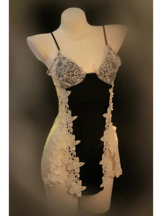 🔥【伊能静同款💓性感法式纯欲睡裙】点燃枕边人的心机性感睡裙😉一定要入！‎美到犯规！⁡！ 商品图4