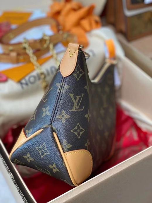 D061827春夏百搭新品老花满印牛角包斜挎单肩包 商品图3