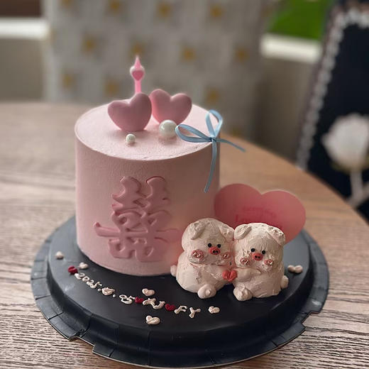 领证蛋糕（下单备注日期名字缩写） 商品图0