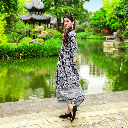 雨生百谷连衣裙 | 杨丽萍老师同款 | 现货加急发 | 三种袖型多样选择 商品图5