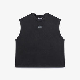 GCDS 男士字母徽标标签棉质背心 深灰色 B1CM2806JH5 98