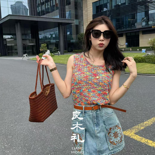 【部分现货】良木礼牛仔短裙（腰带）（25386） 商品图2