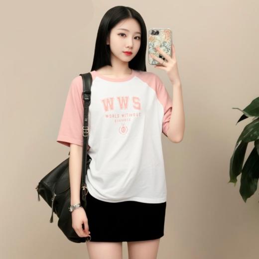 佐丹奴女装25年新款纯棉针织T恤衫05395214 商品图9