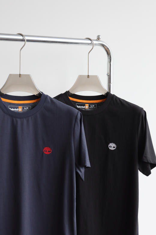T.B.L 有機棉胸前刺繡Logo短袖T恤 TX547 商品图3