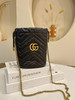 Gucci mini 黑金 牛皮 双G 马蒙 水桶包 商品缩略图0