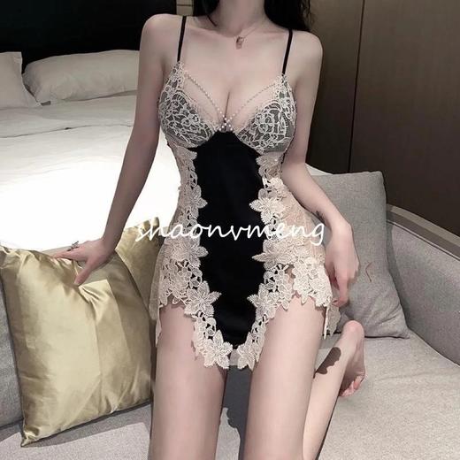 🔥【伊能静同款💓性感法式纯欲睡裙】点燃枕边人的心机性感睡裙😉一定要入！‎美到犯规！⁡！ 商品图1