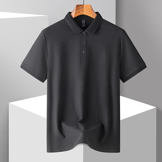 【100棉】罗蒙男士夏季薄款Polo衫休闲透气t恤男士polo衫通勤短袖t恤男士t恤 商品图6