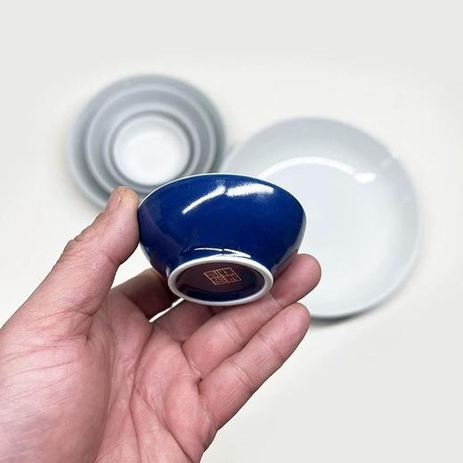 不仁斋新款正德盘一套豆青釉＋纯白釉 商品图5