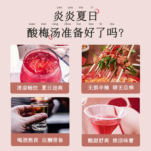 【买2送1 买3送3】李时珍—李氏纲目 花间沁梅饮（三花酸梅汤）消夏冰饮 沁人心脾 商品图1