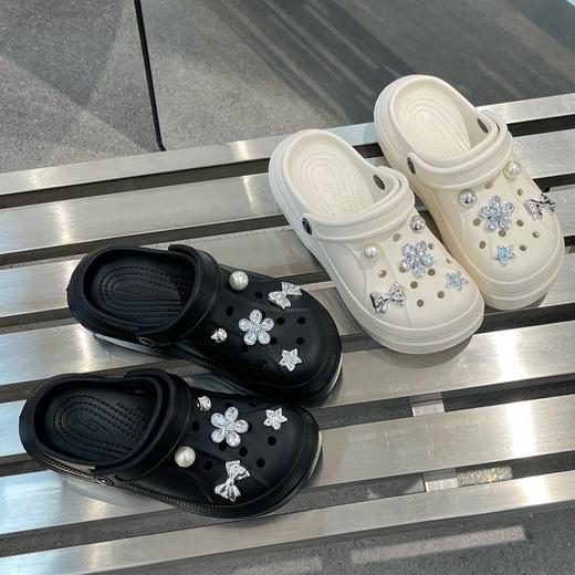 好穿又百搭❗️超轻便！【踩屎感一脚蹬洞洞鞋】进口EVA发泡材质，单只鞋比手机还轻~舒服到不想脱~4.5cm隐形增高，小个子秒变大长腿！2款可选 商品图10