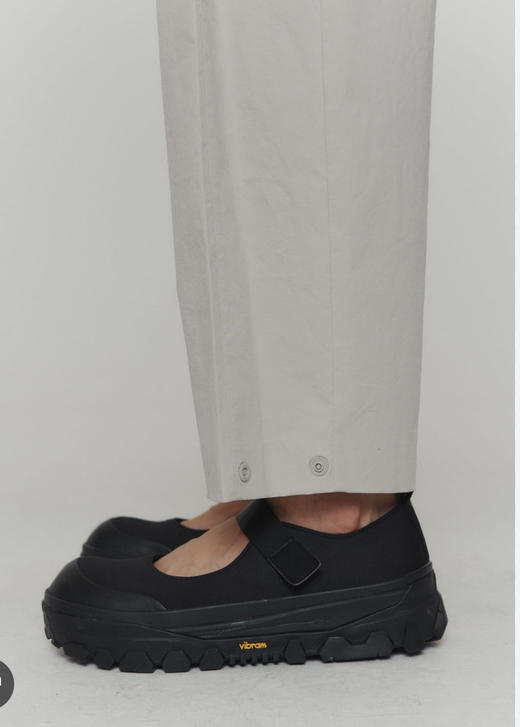 618-6 圆正小众 科技面料 vibram户外专用厚底 5cm跟高 甜酷实用玛丽珍 码准/号很足/我穿4码=37宽松 商品图3