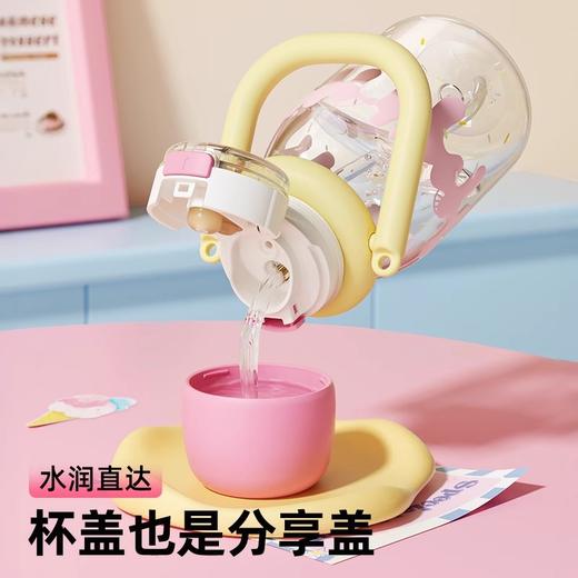 bablov吸管杯女生高颜值大容量水杯夏日耐高温外出便携新款杯子 商品图3